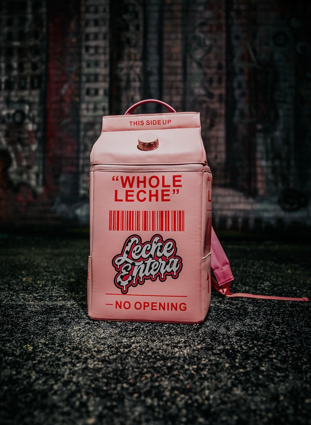 Pink Strawberry Leche Backpack