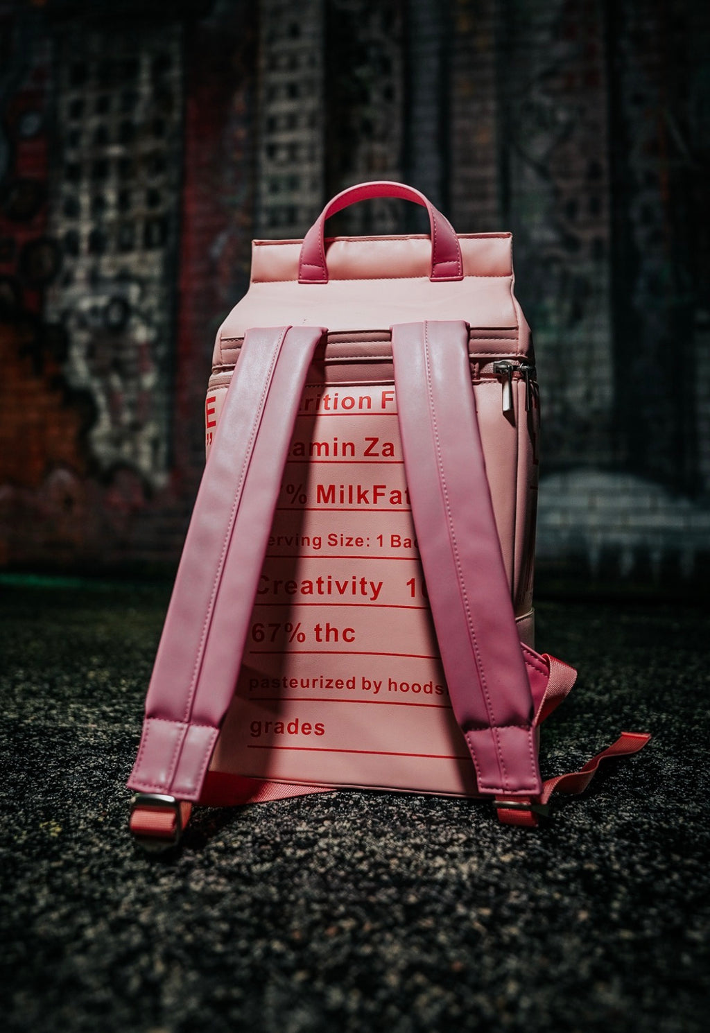 Pink Strawberry Leche Backpack